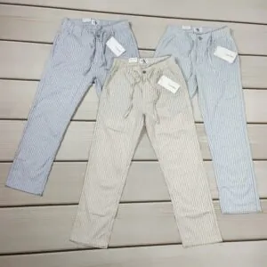Premium Cotton Striped Lounge Linen Pants – Calvin Klein Inspired
